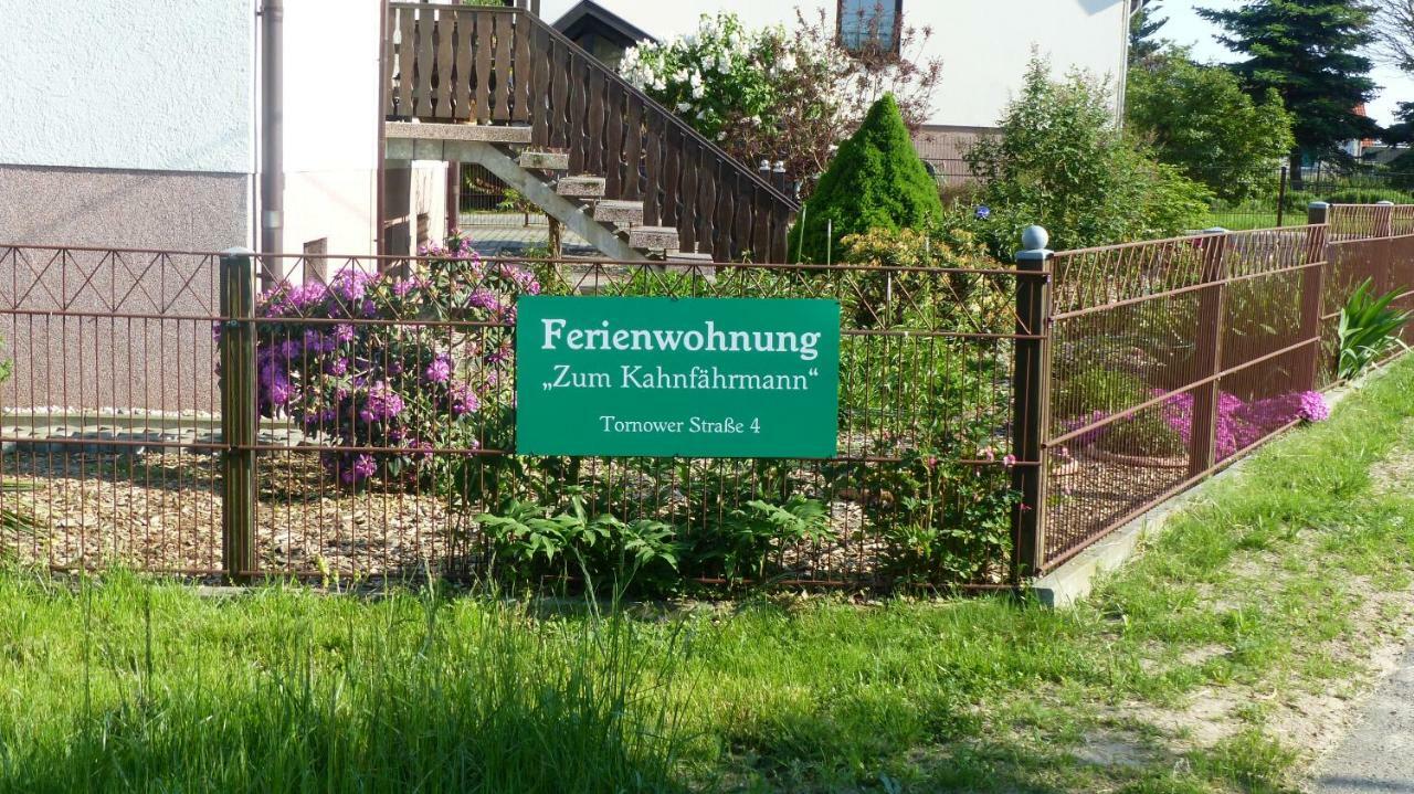 Ferienwohnung Zum Kahnfahrmann リュベナウ エクステリア 写真